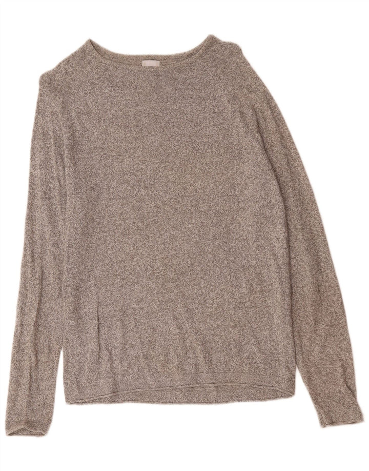 Top Zara da uomo a maniche lunghe grande grigio screziato