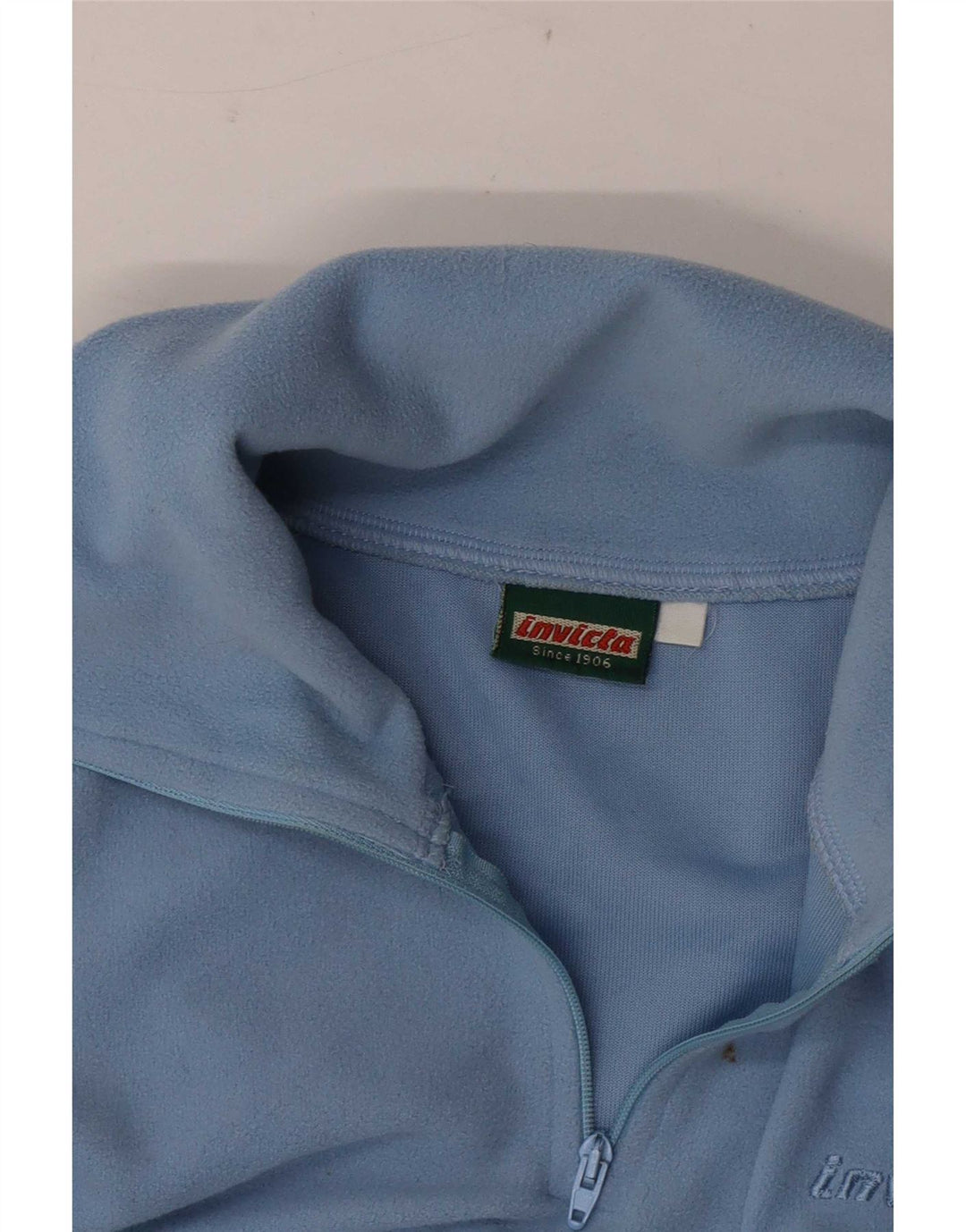 Maglione in pile da donna con collo con zip Invicta UK 16 grande blu