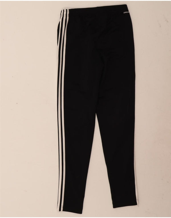 Pantaloni della tuta Adidas Aeroready da ragazzo 13-14 anni in poliestere nero
