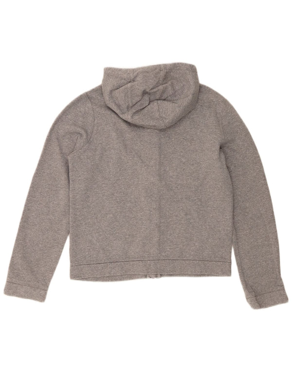 Felpa con cappuccio e zip Nike per ragazzi 13-14 anni XL in cotone color block grigio