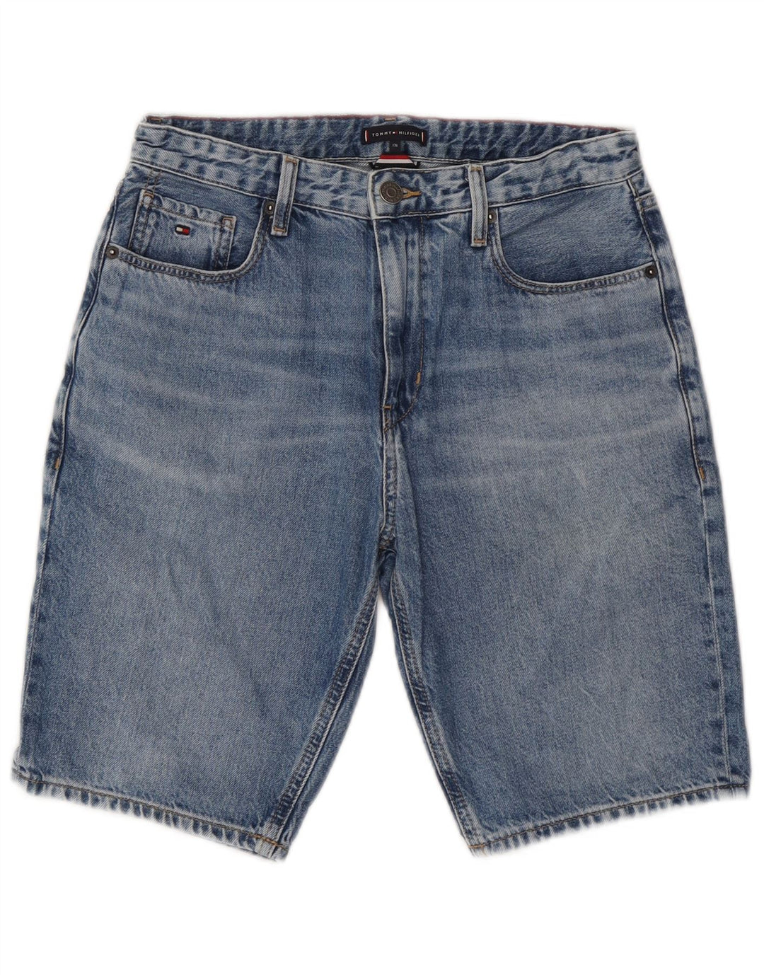 Pantaloncini di jeans da ragazzo Tommy Hilfiger 15-16 anni W28 Blu