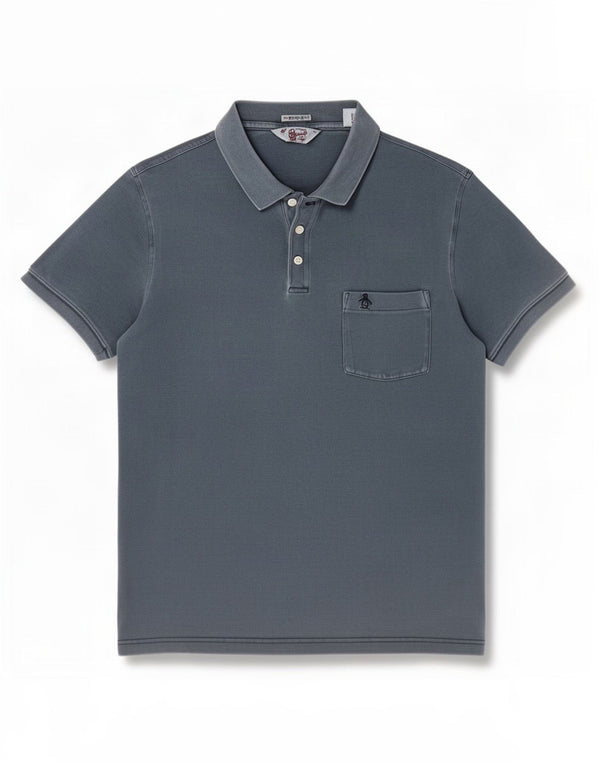 Polo da uomo Penguin Heritage slim fit XL blu