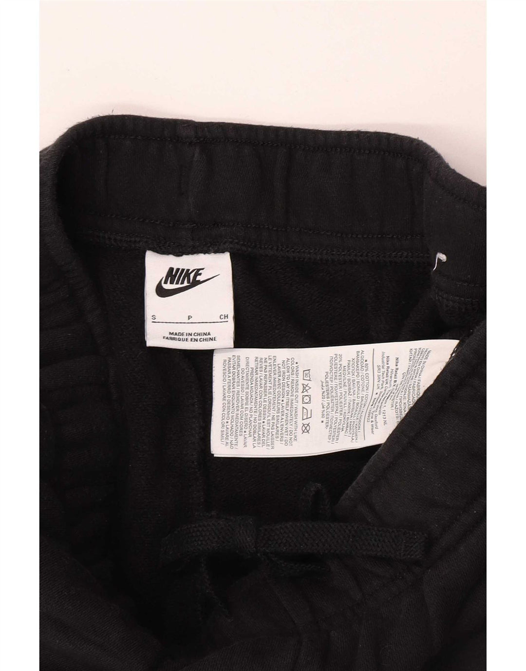Pantaloni da tuta da uomo Nike Joggers piccoli in cotone nero