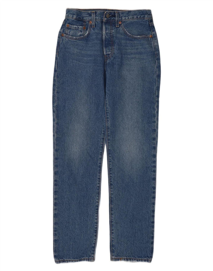 Jeans dritti Levi's 501 da donna W26 L30 cotone blu