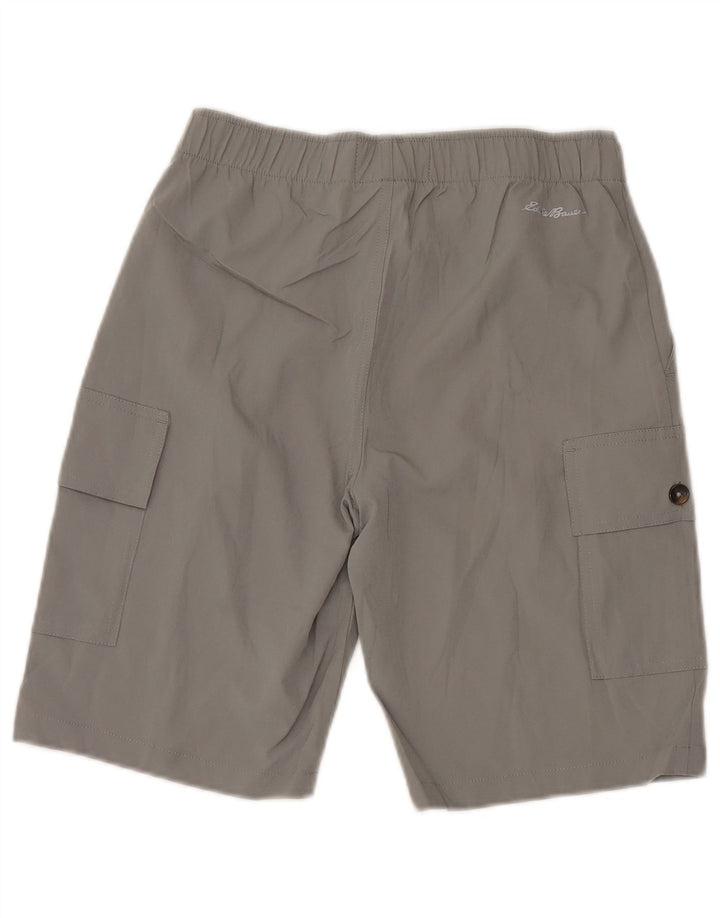Pantaloncini sportivi da ragazzo Eddie Bauer 13-14 anni Large in poliestere grigio