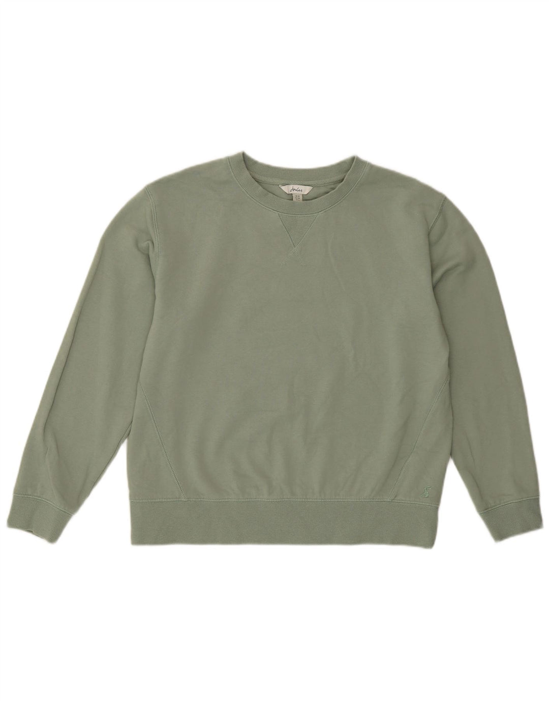 Joules Felpa oversize da donna Maglione UK 10 Piccolo cotone verde