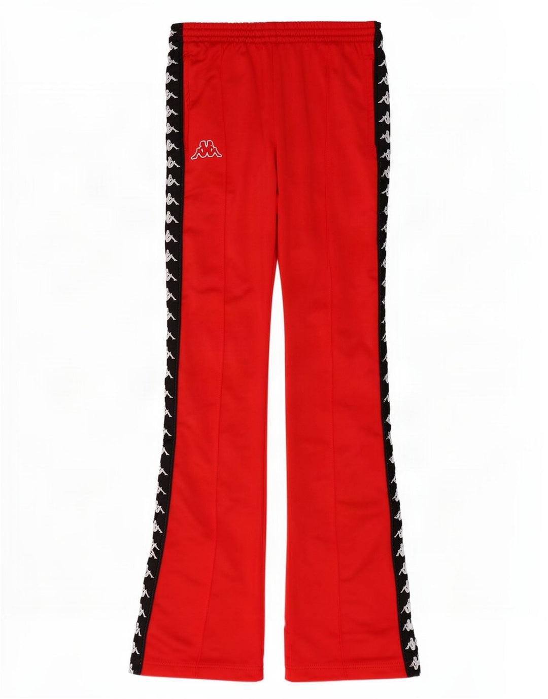 Pantaloni da tuta Kappa da donna con grafica svasata XS rosso poliestere