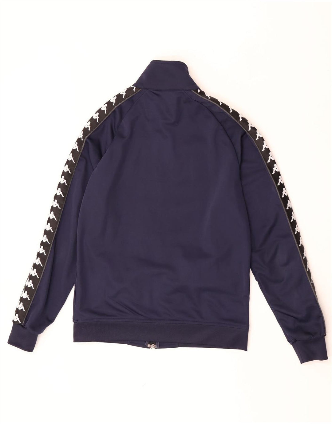 Giacca da ginnastica grafica da uomo Kappa a blocchi di colore blu navy medio