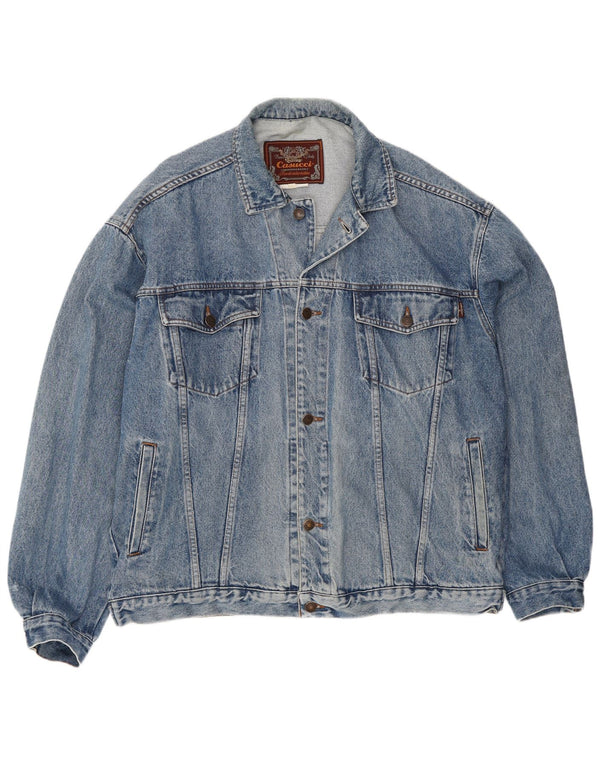 Giacca in denim da uomo Casucci UK 42 XL Blu
