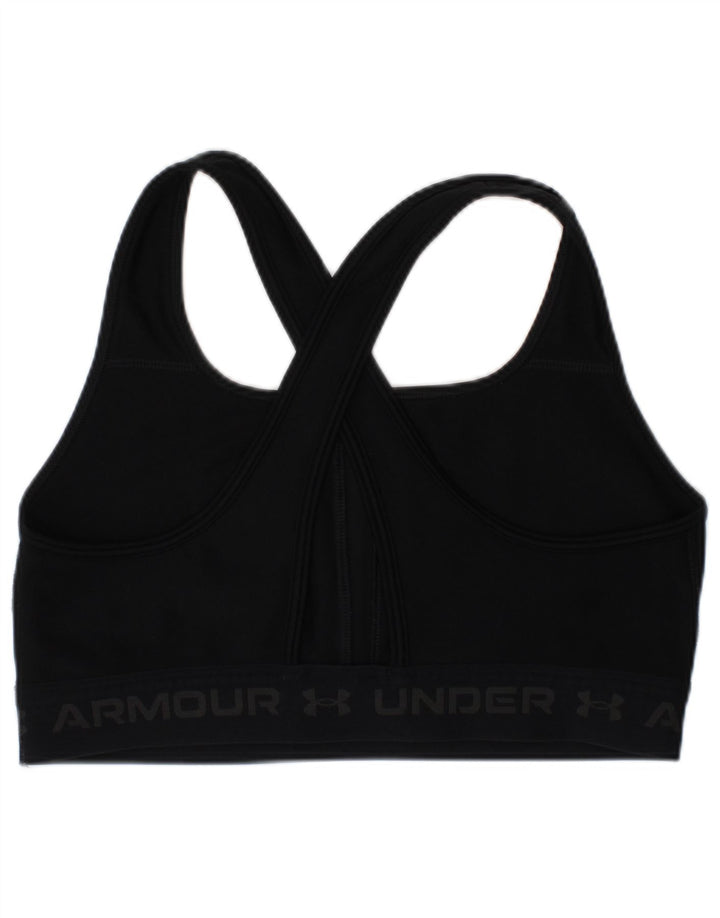 Reggiseno sportivo Under Armour da donna con grafica a compressione, medio, nero, sportivo