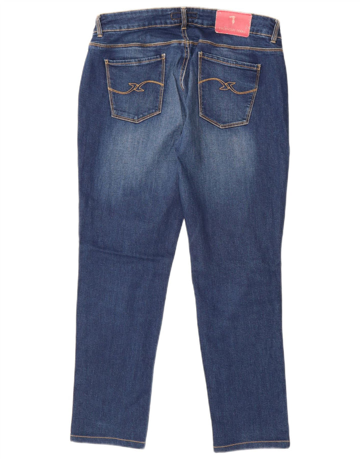 Jeans Slim Donna Trussardi W33 L27 Blu Cotone