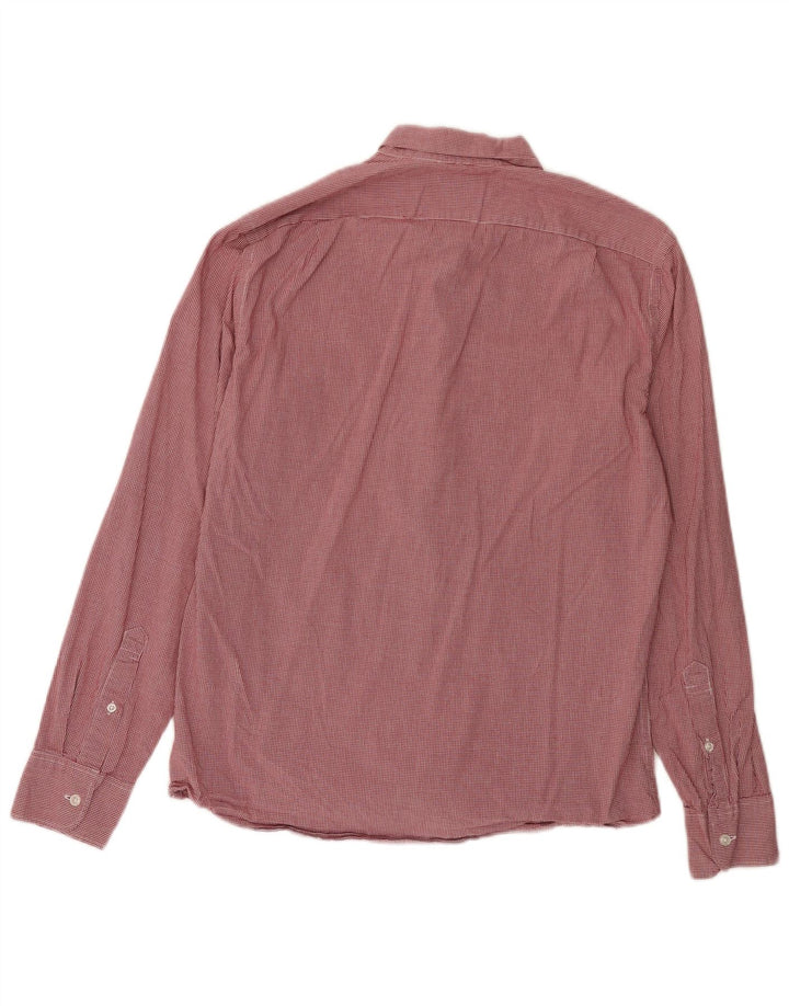 J. Crew Camicia slim lavata da uomo in cotone a quadretti rosso medio
