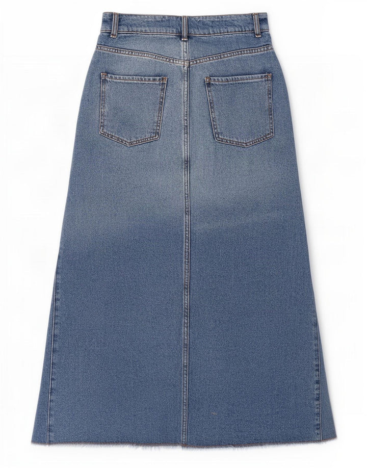 Gonna maxi in denim Zara da donna piccola W26 blu