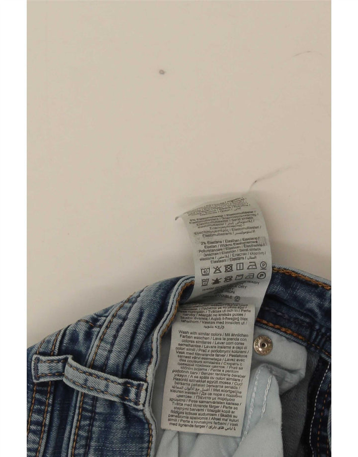 Jack & Jones Uomo GLENN Slim Jeans W27 L32 Cotone Blu