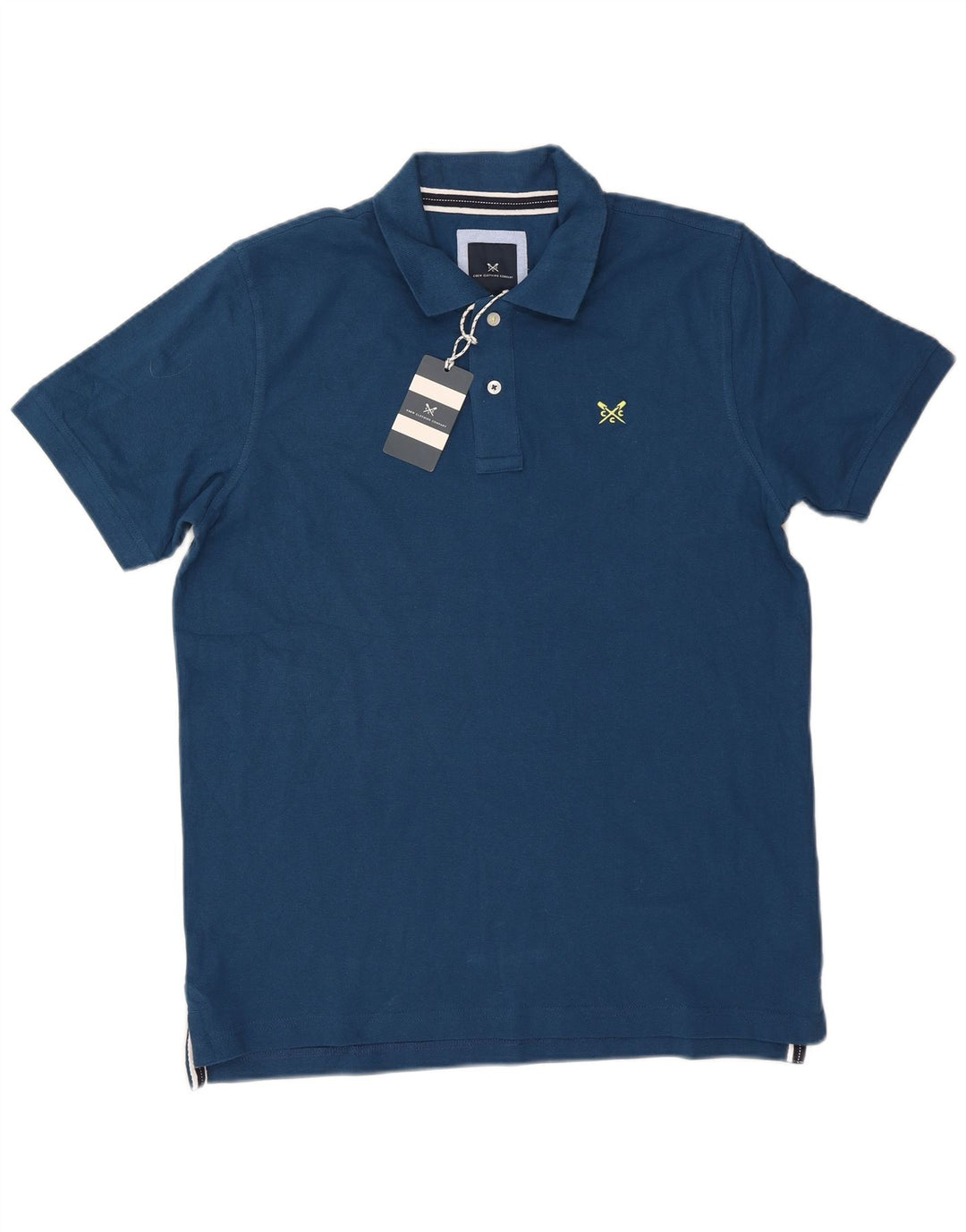 Crew Clothing Polo da uomo grande in cotone blu