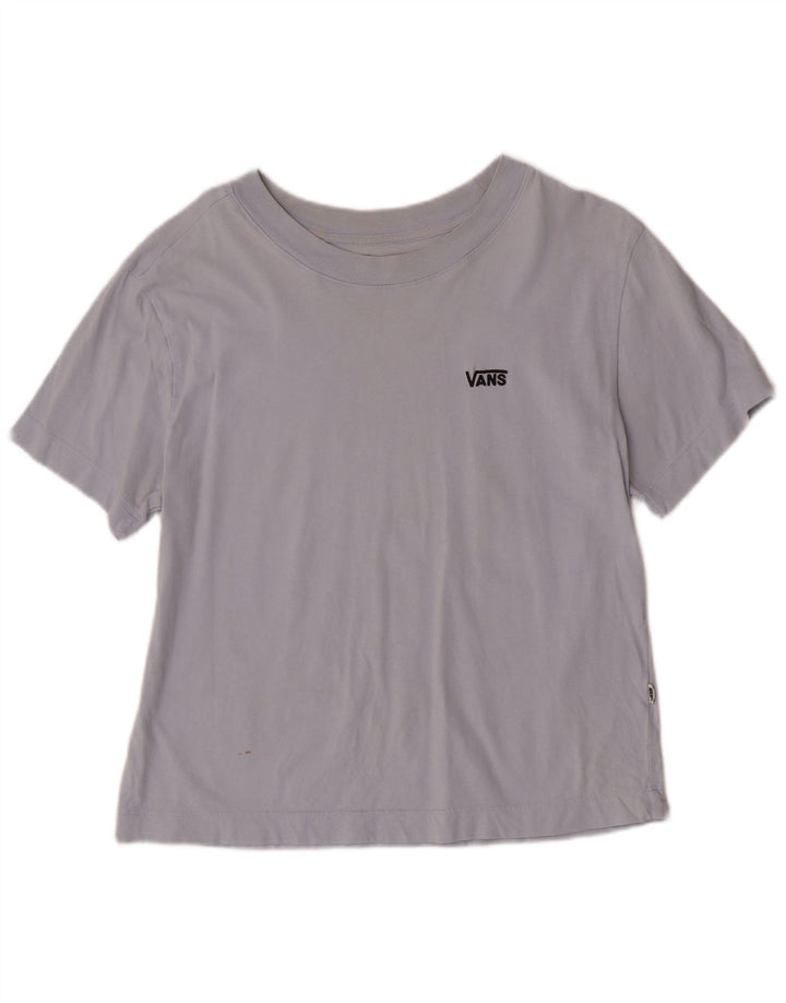 T-shirt grafica regolare a maniche corte da donna Vans UK 14 Large Blu