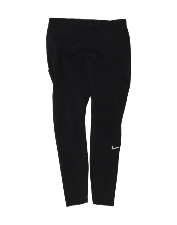 Leggings corti Nike da donna UK 14 grandi neri
