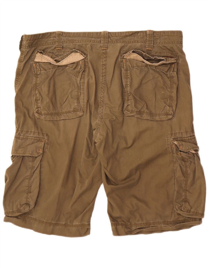 Pantaloncini cargo da uomo Marlboro Classics W38 XL cotone kaki