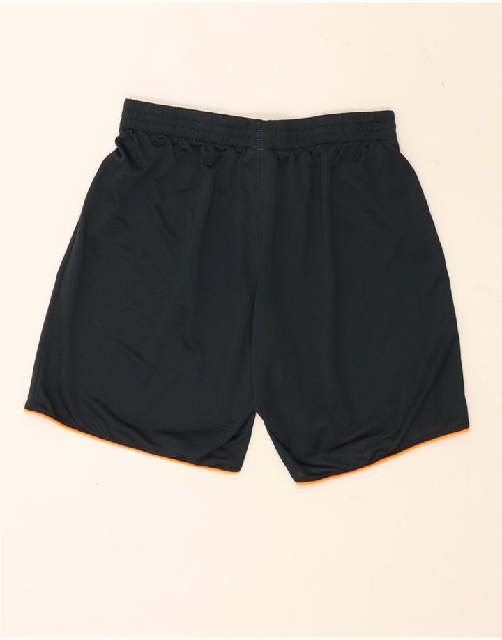 Pantaloncini sportivi grafici da uomo Adidas medi in poliestere blu navy