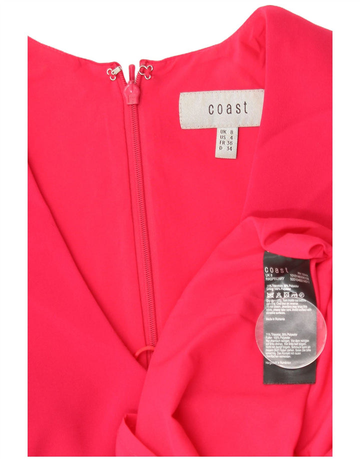 Abito aderente da donna Coast UK 8 piccolo triacetato rosa