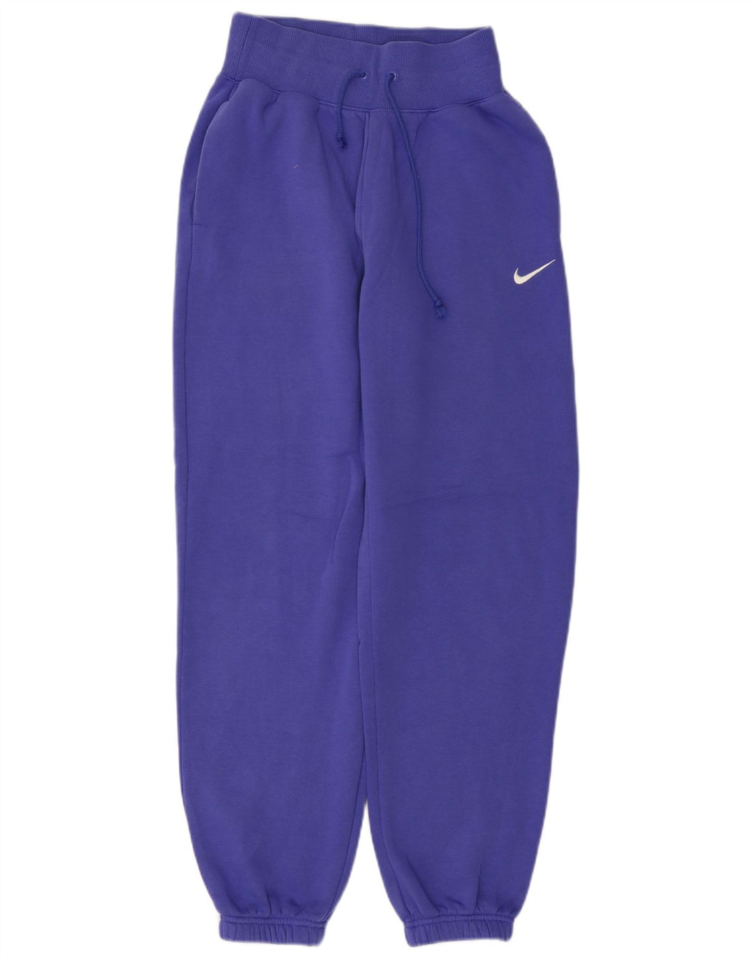 NIKE Pantaloni da tuta da donna Joggers UK 4 XS Blu Cotone