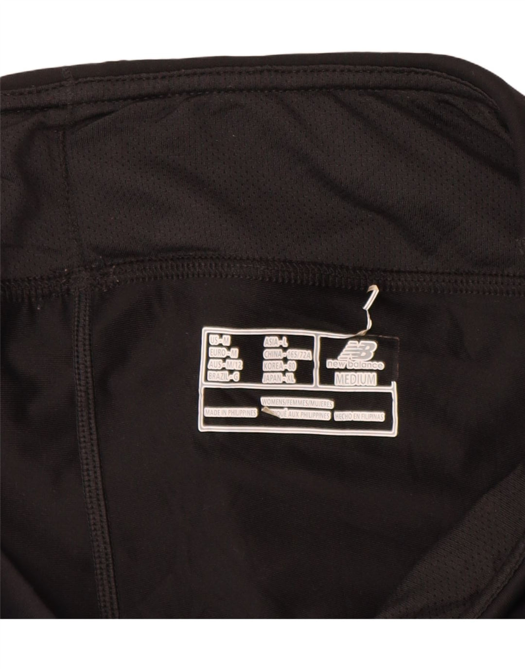 Pantaloncini sportivi da donna New Balance UK 12 medio nero poliestere