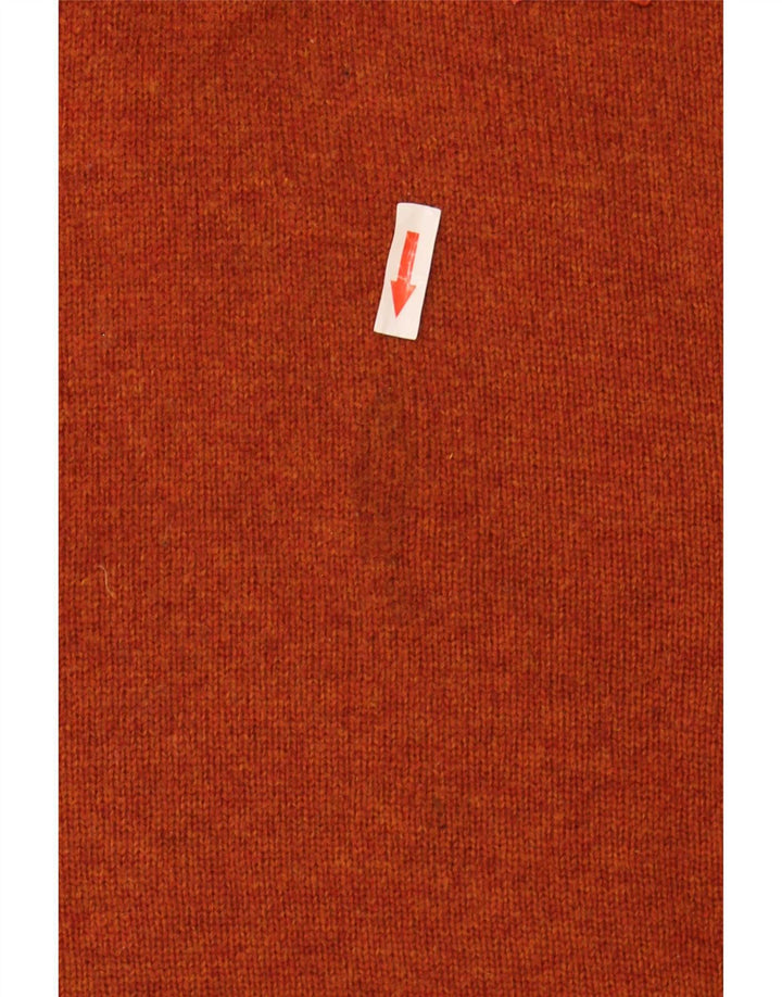Maglione Kappa da uomo con zip e collo XL arancione