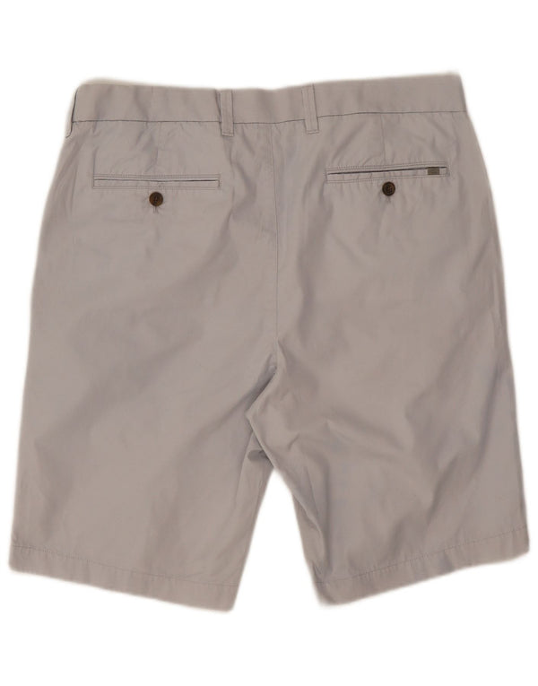 Pantaloncini chino da uomo Marks & Spencer W34 grandi in cotone grigio