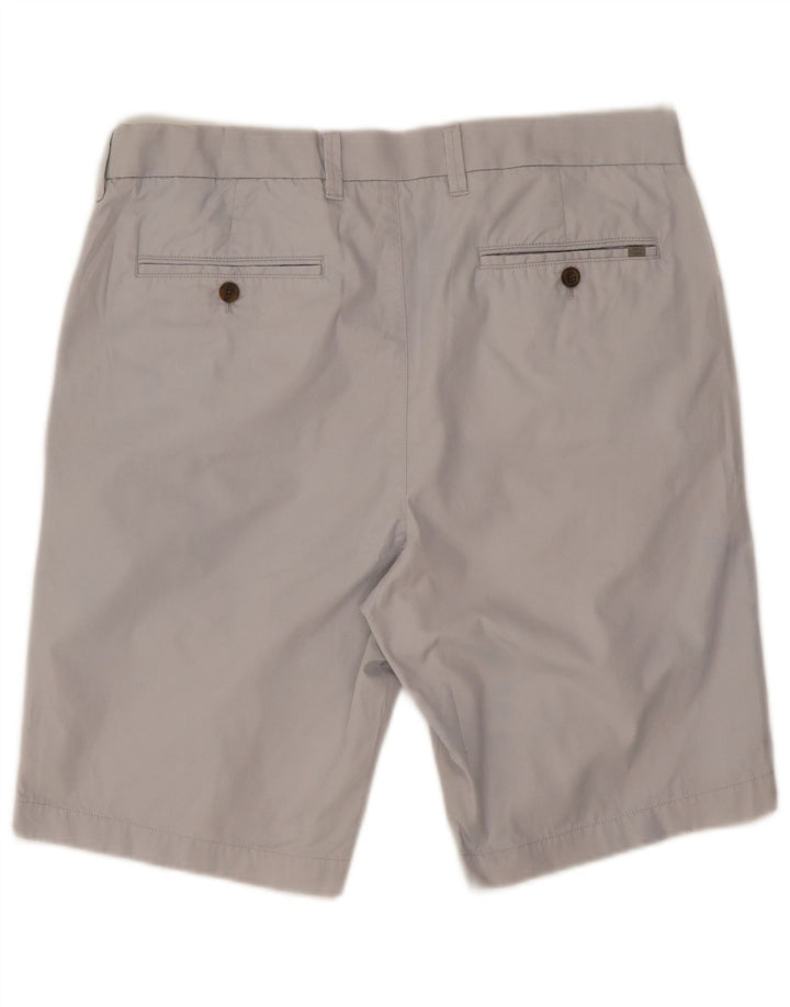 Pantaloncini chino da uomo Marks & Spencer W34 grandi in cotone grigio