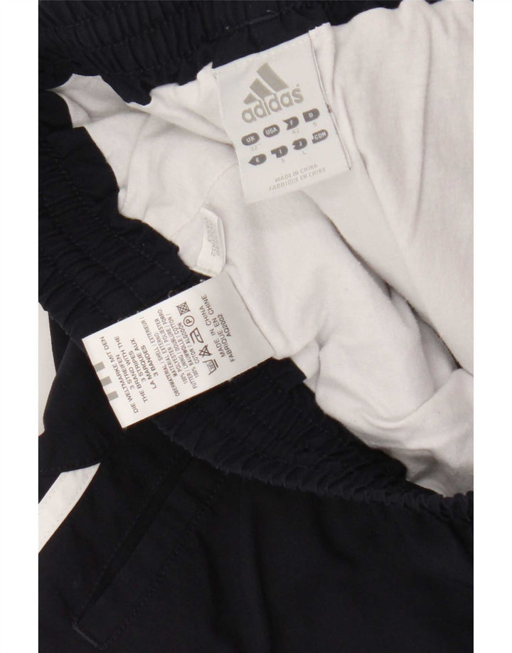 Pantaloncini sportivi da uomo Adidas medi neri in poliestere