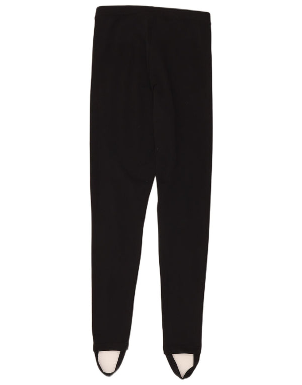 Leggings con staffa da donna ADIDAS UK 10 piccoli poliestere nero