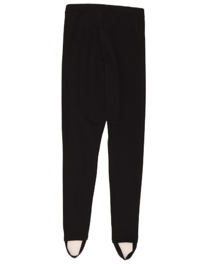 Leggings con staffa da donna ADIDAS UK 10 piccoli poliestere nero