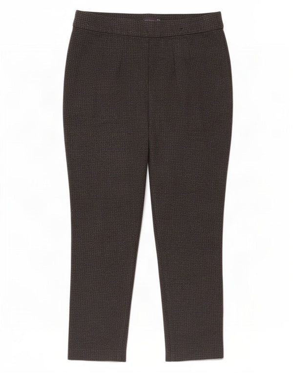 Pantaloni slim da donna Marks & Spencer UK 16 Large W32 L27 Pied de poule grigio