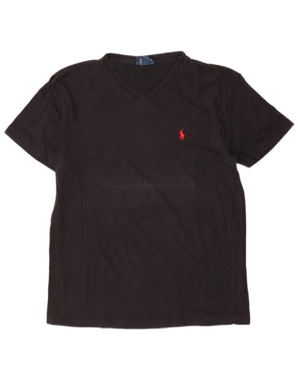 Polo Ralph Lauren T-shirt da uomo Top piccola in cotone nero