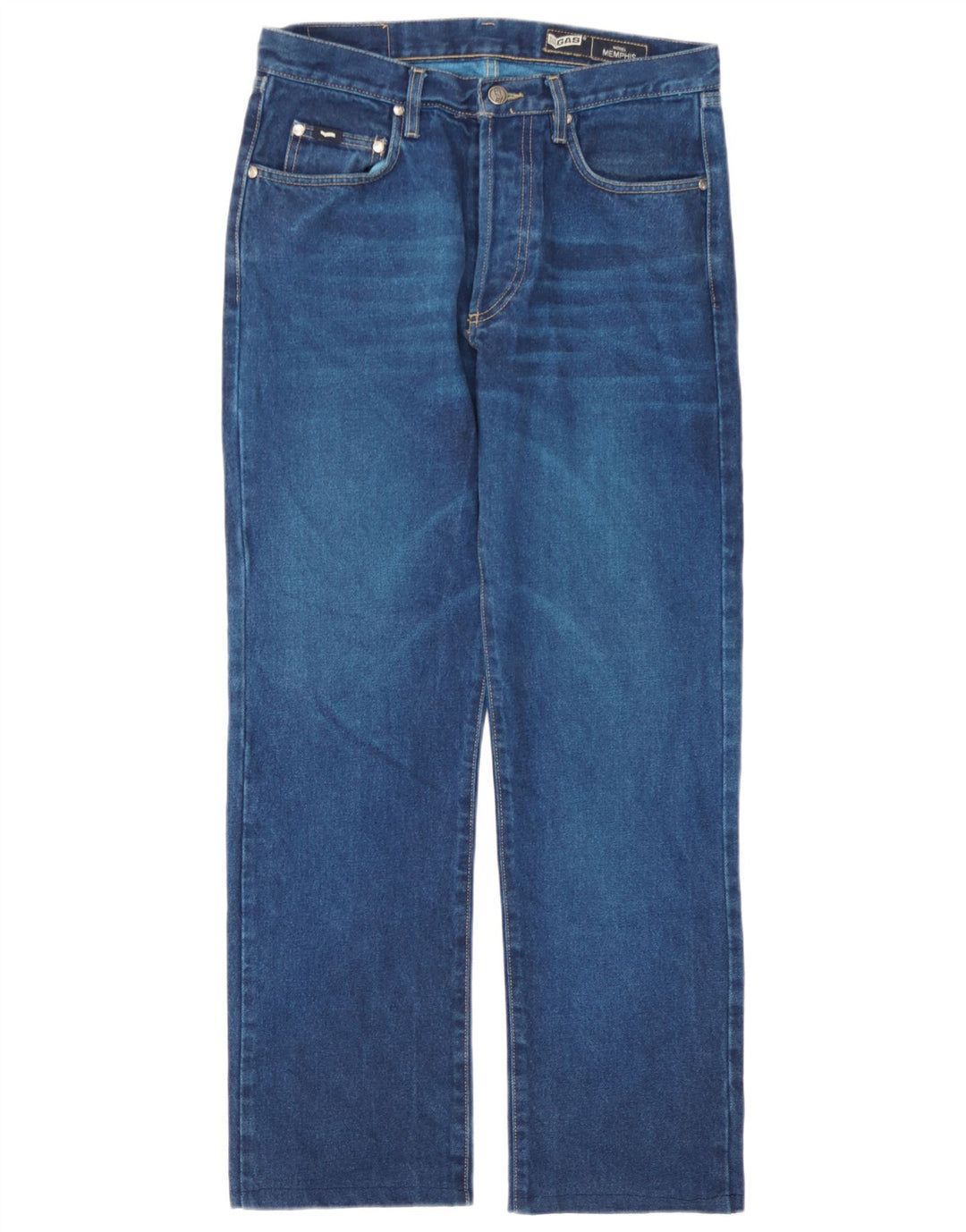 Jeans dritti da uomo Gas W32 L28 cotone blu