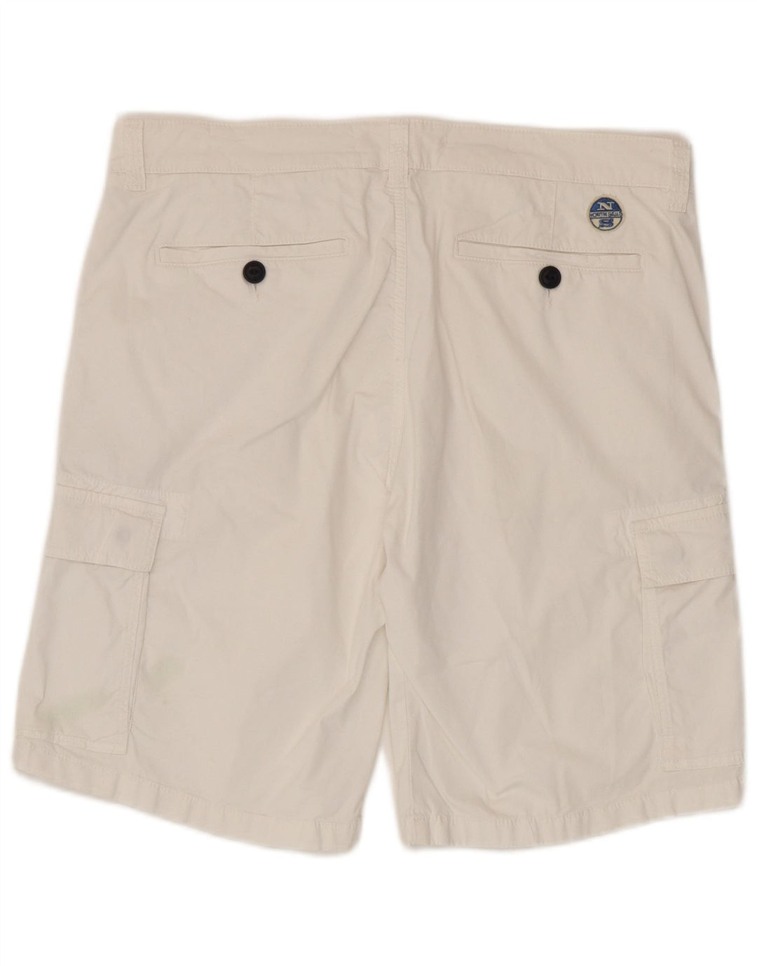 Pantaloncini cargo da uomo North Sails W36 grandi in cotone bianco