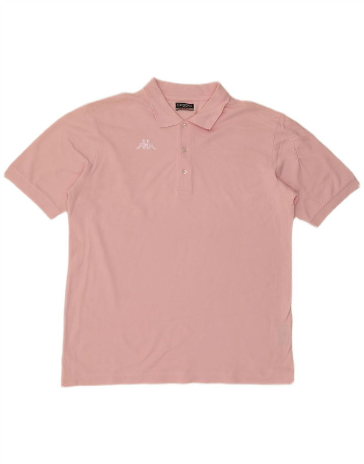 Polo Kappa Uomo XL Rosa Cotone