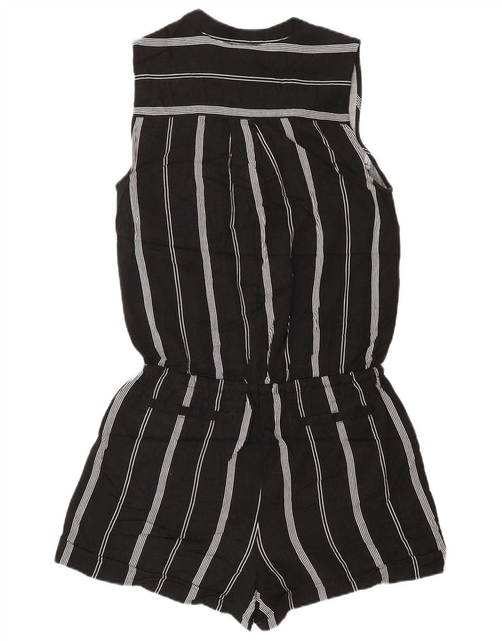 Tutina corta senza maniche da donna Mossimo UK 6 XS Rayon a righe nere
