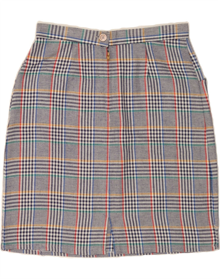 VINTAGE Womens Pencil Skirt IT 42 Medium W28  Multicoloured Houndstooth Vintage Vintage and Second-Hand Vintage from Messina Hembry 