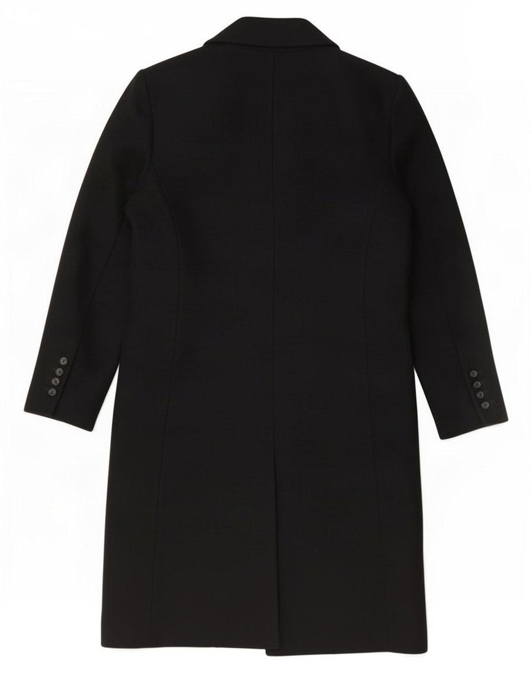 Cappotto doppiopetto da donna Zara UK 14 poliestere nero medio