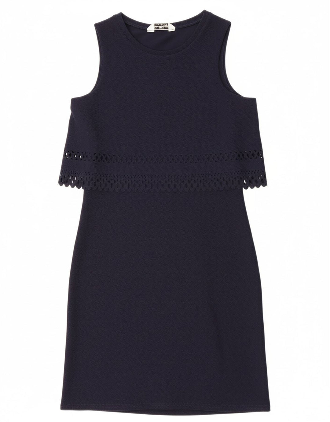 MISS SELFRIDGE Womens Sleeveless Shift Dress UK 8 Small Navy Blue