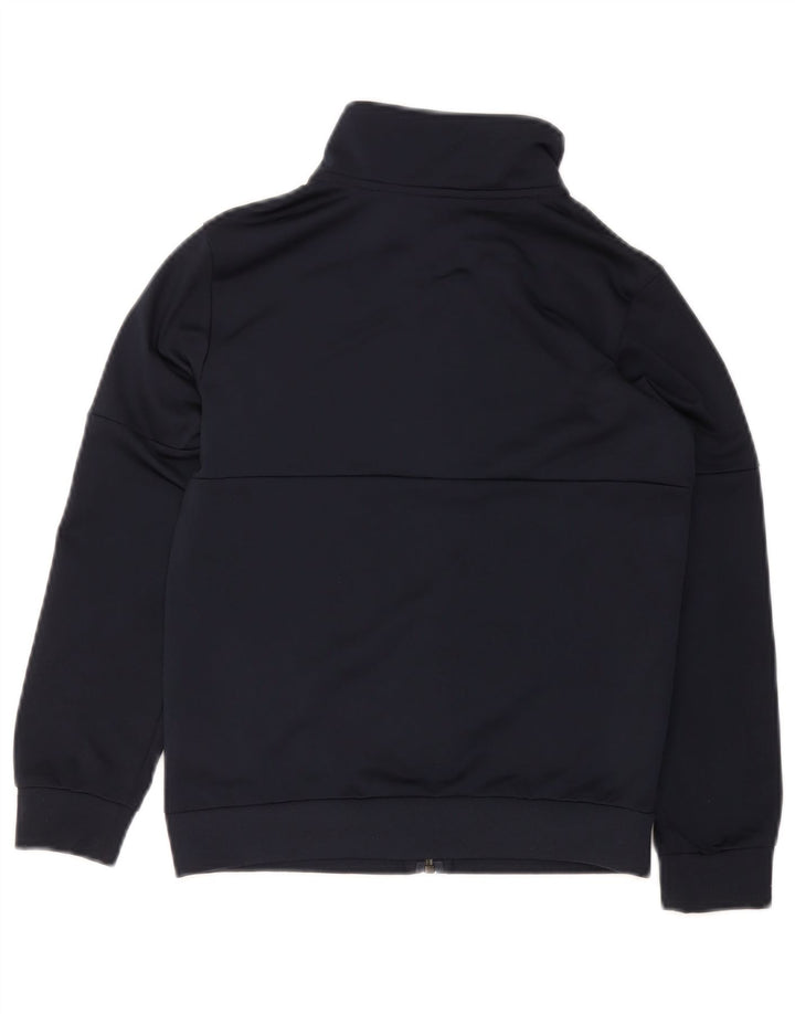 Giacca top della tuta da ragazzo ADIDAS 9-10 anni in poliestere blu navy