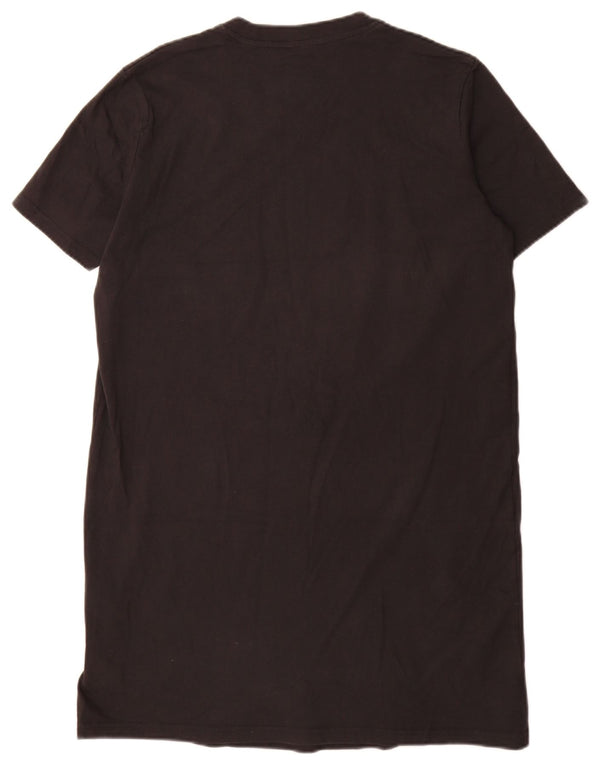 Abito T-shirt con grafica Adidas da donna UK 12/14 Medio Nero