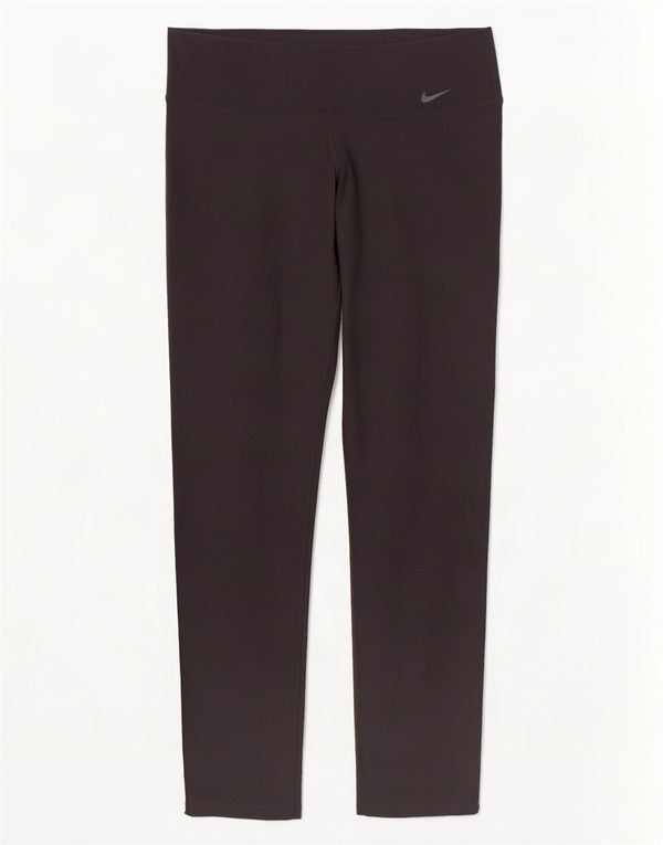 Leggings Nike Dri Fit Capri da donna UK 14 grande poliestere nero