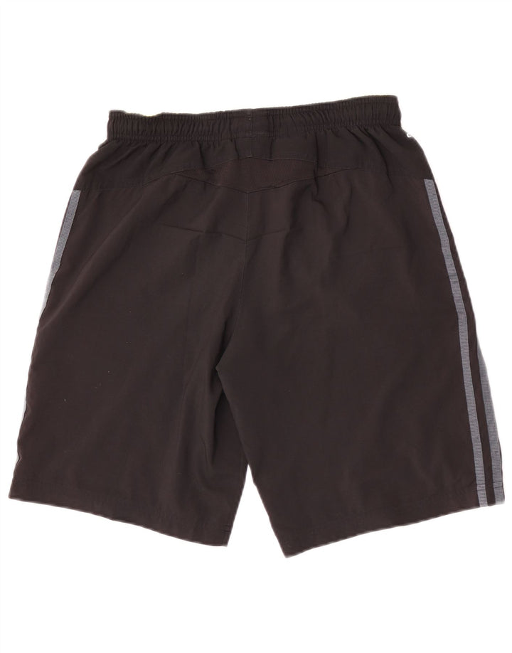 Pantaloncini sportivi Adidas Climacool da ragazzo 15-16 anni in poliestere nero