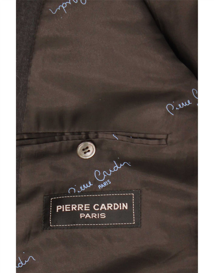 Giacca blazer doppiopetto da uomo Pierre Cardin UK 40 grande grigia