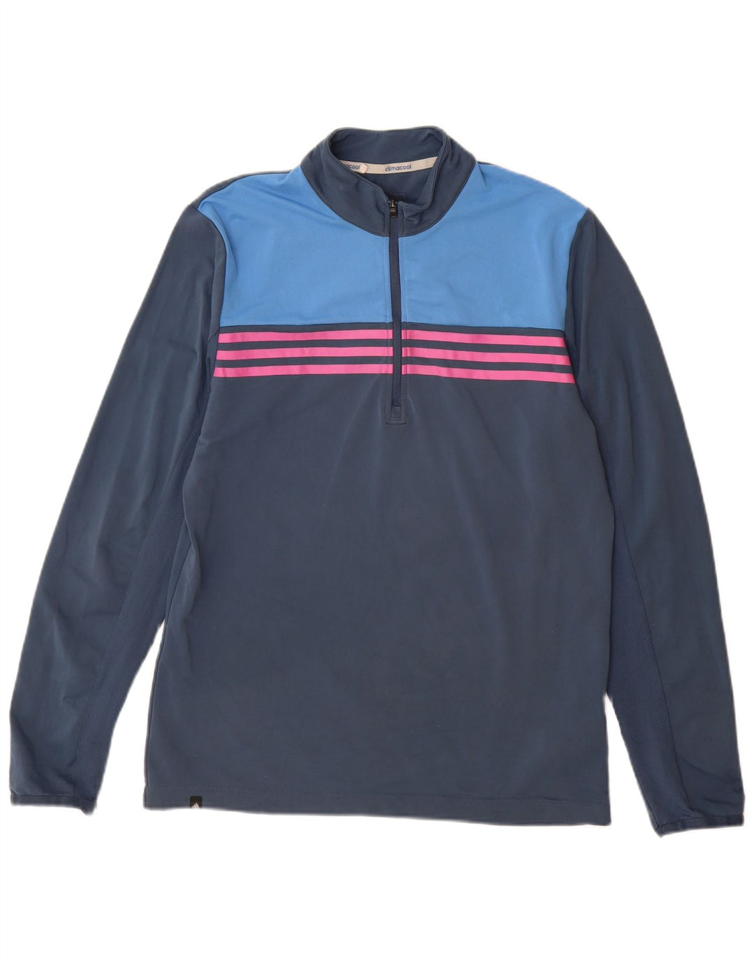 Adidas Uomo Climacool Pullover Tuta Top Small Blu Navy Colourblock