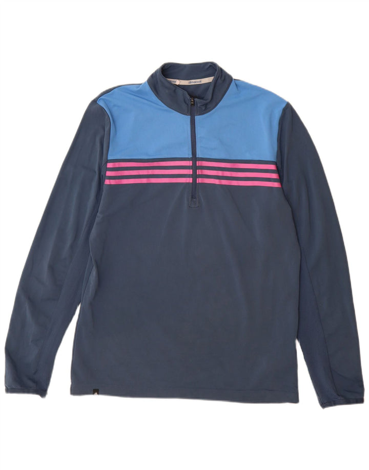 Adidas Uomo Climacool Pullover Tuta Top Small Blu Navy Colourblock