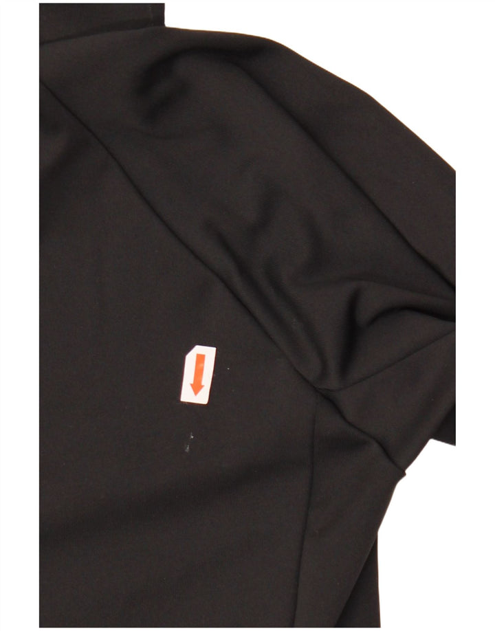 COLUMBIA Top da tuta pullover con collo corto da donna UK 12 medio nero