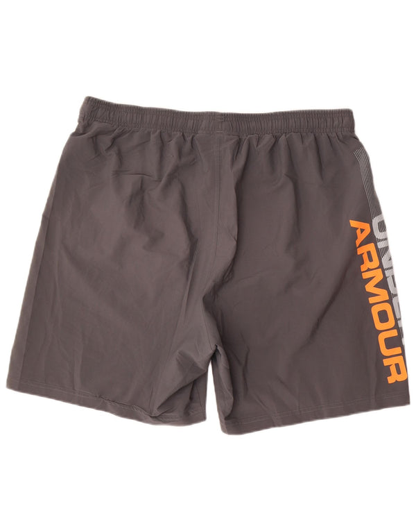 Pantaloncini sportivi grafici da uomo Under Armour XL grigi